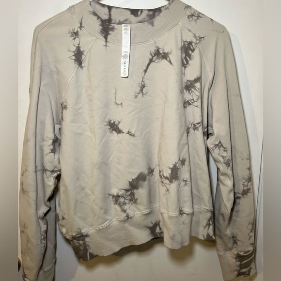 Lululemon It’s A Wash Long Sleeve Pullover Tie Dye Sweatshirt Cropped Sweatshirt - Picture 5 of 12